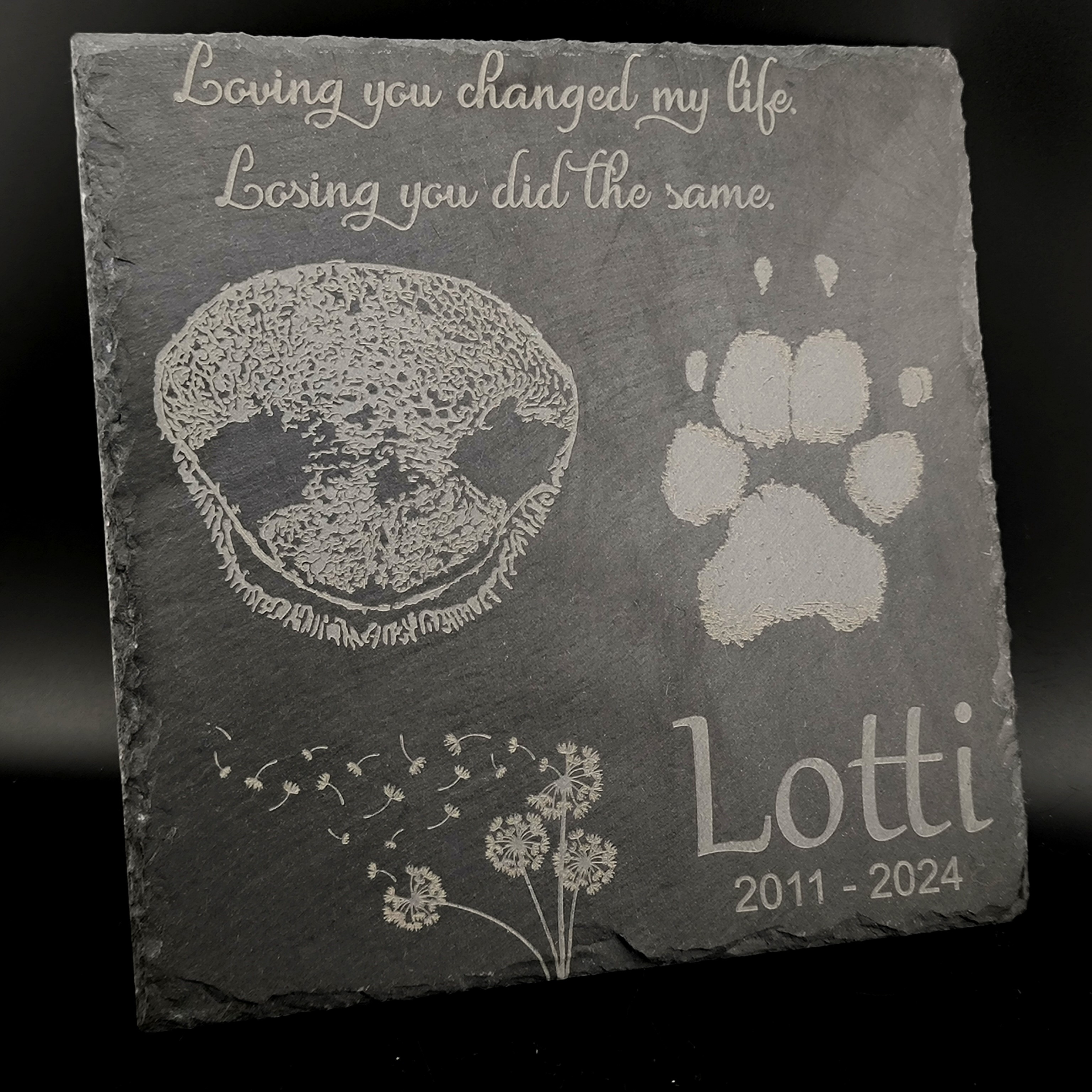 Kette mit individuellen Fingerabdruck